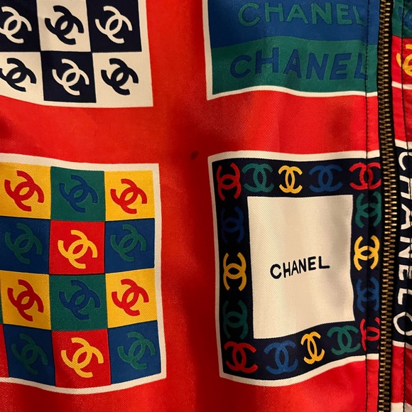 Faux 100% silk vintage bomber - Picture 4 of 8